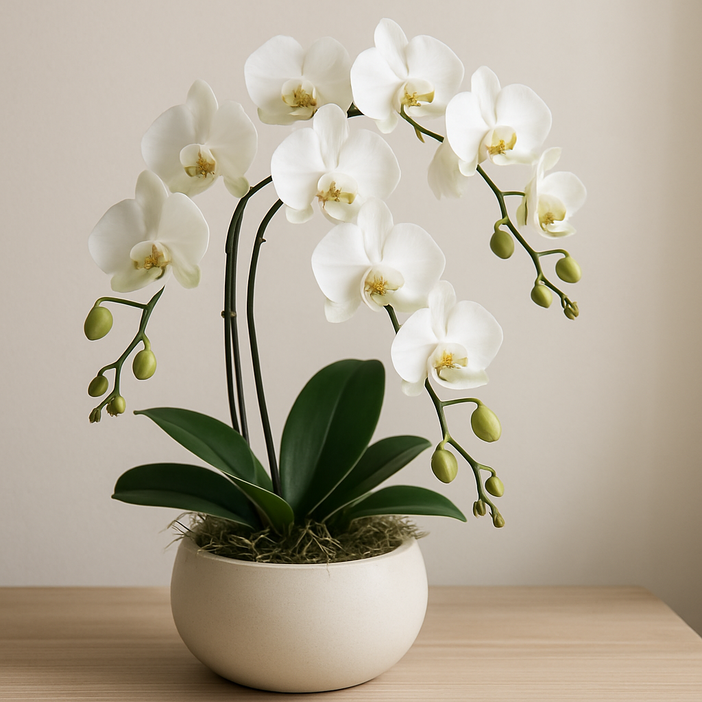 White Orchid Arrangement