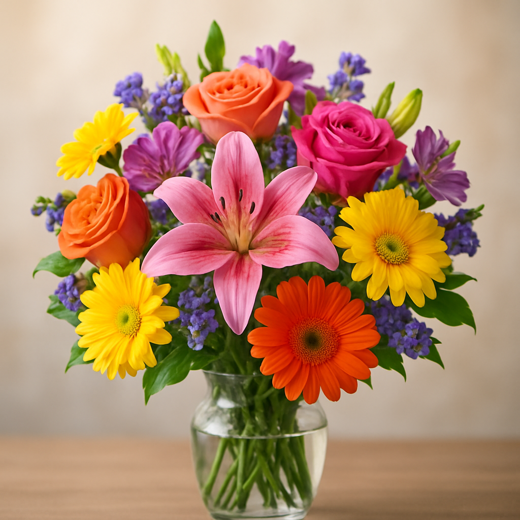 A beautiful bouquet of fresh flowers